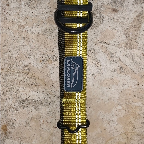 NWT K9 Explorer adj collar sz large yellow - Picture 4 of 12